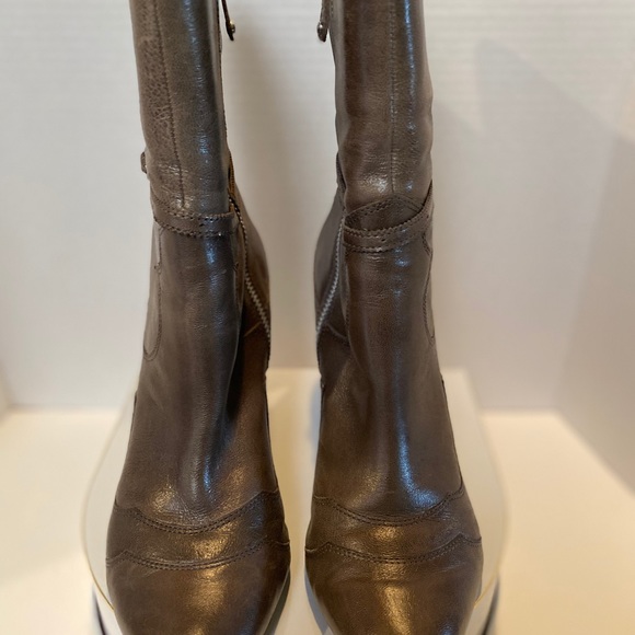 New Rockport Gray Women’s Comfort Leather Boots - Picture 5 of 5